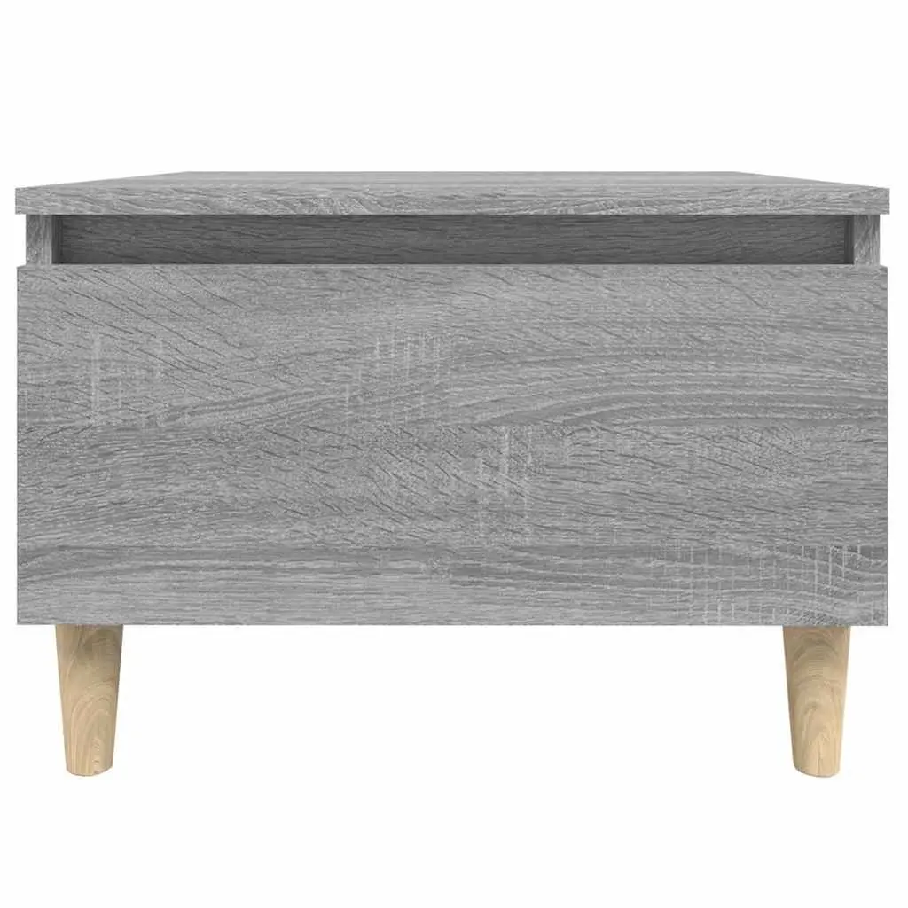 2-Piece Grey Side Tables with Spacious Drawers