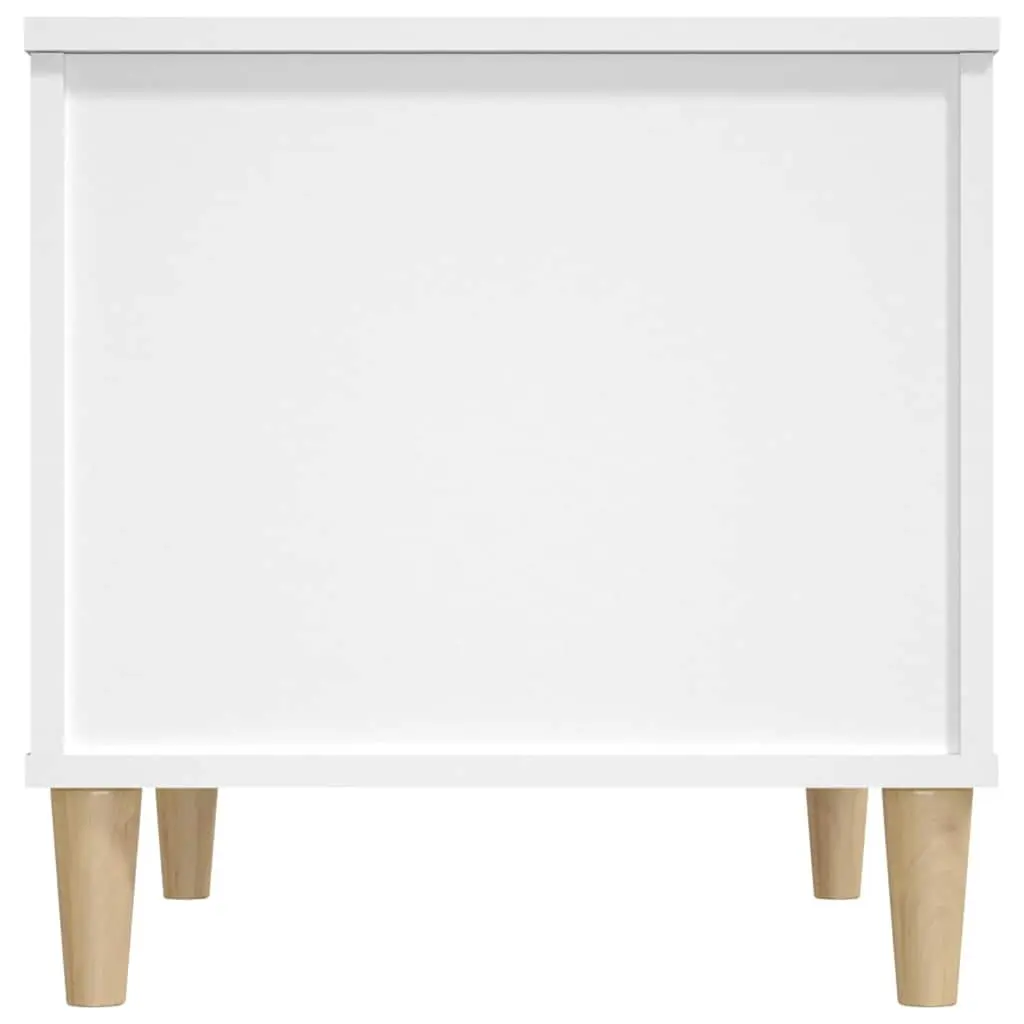 Lift-Top Coffee Table White 60x44.5x45 cm Engineered Wood Storage Compartment