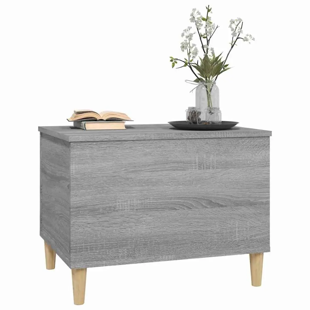 Coffee Table Lift-Top Grey Sonoma Engineered Wood Storage Accent Living Room