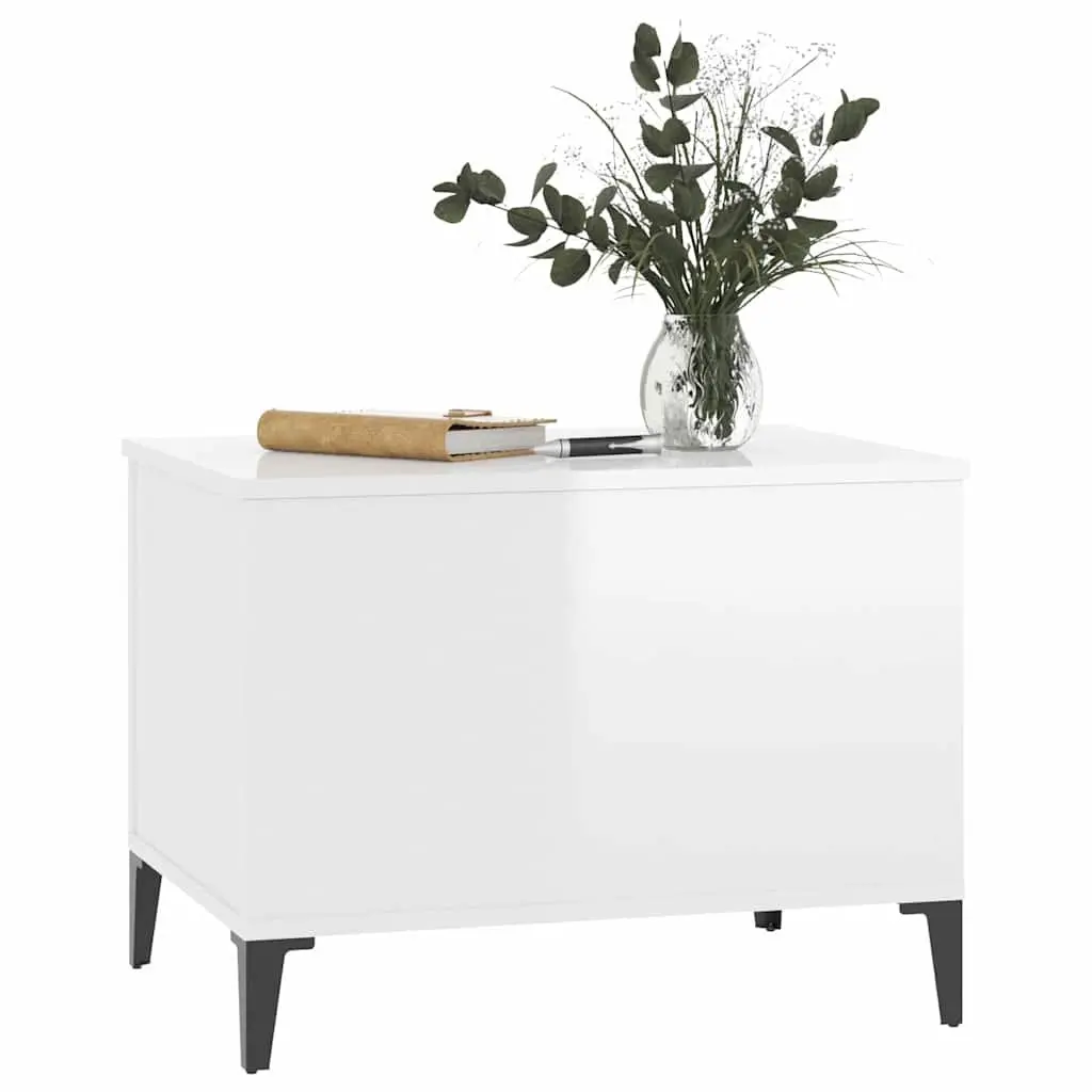 Coffee Table with Lift Top Hidden Storage White 60x44.5x45 cm Engineered Wood