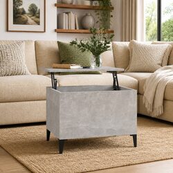 Specifications of Lift Top Coffee Table Grey Wood