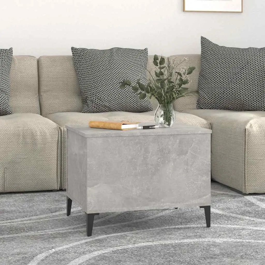 Lift Top Coffee Table Grey Engineered Wood Living Room 60 x 44.5 x 45 cm