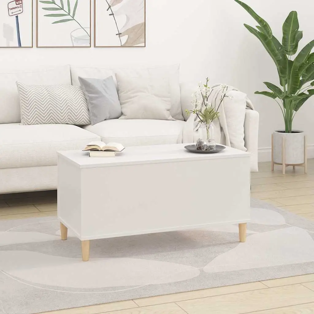 Lift-Top Coffee Table Living Room White 90L x 44.5W x 45H cm