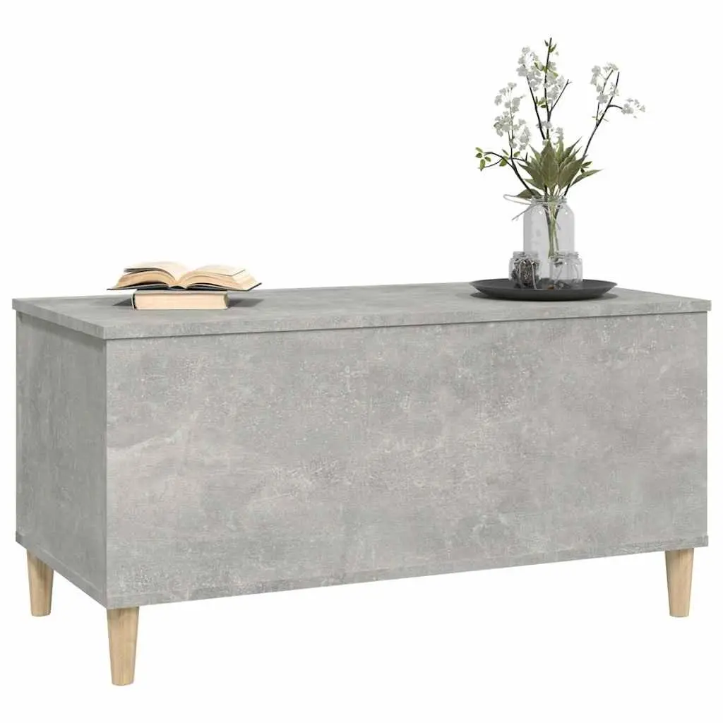 Lift Top Coffee Table for Living Room Grey Engineered Wood