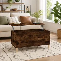 Specifications for Smoked Oak Brown Lift Top Coffee Table