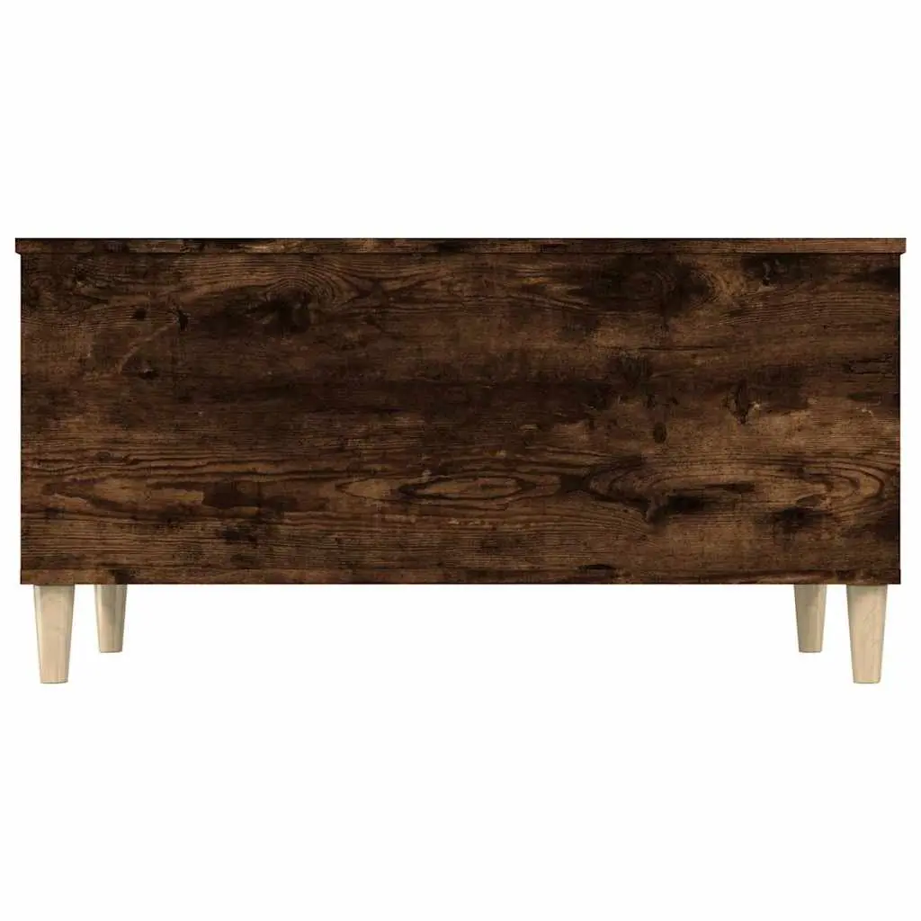 Lift Top Coffee Table for Living Room Smoked Oak Brown 90 x 44.5 x 45 cm