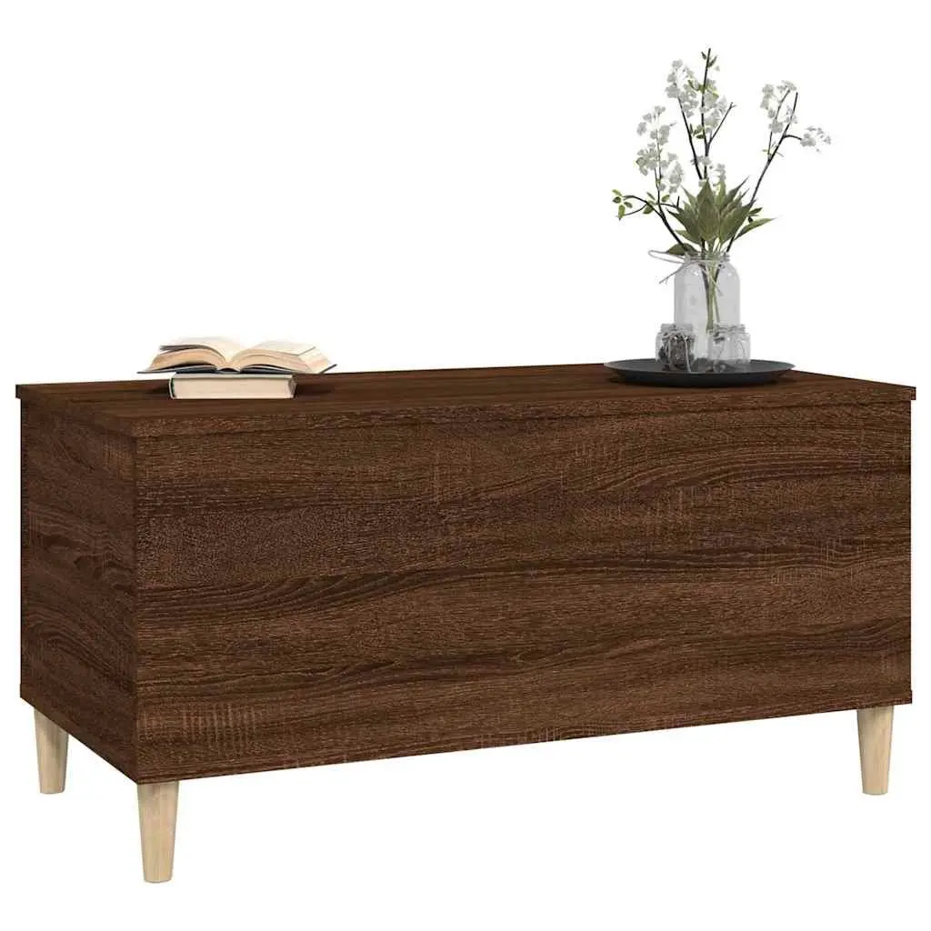 Coffee Table Lift-Top Living Room Brown Oak 90x44.5x45cm Engineered Wood Storage