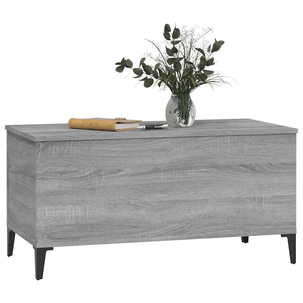 Lift-Top Coffee Table for Living Room Grey Sonoma Engineered Wood 90 x 44.5 x 45 cm