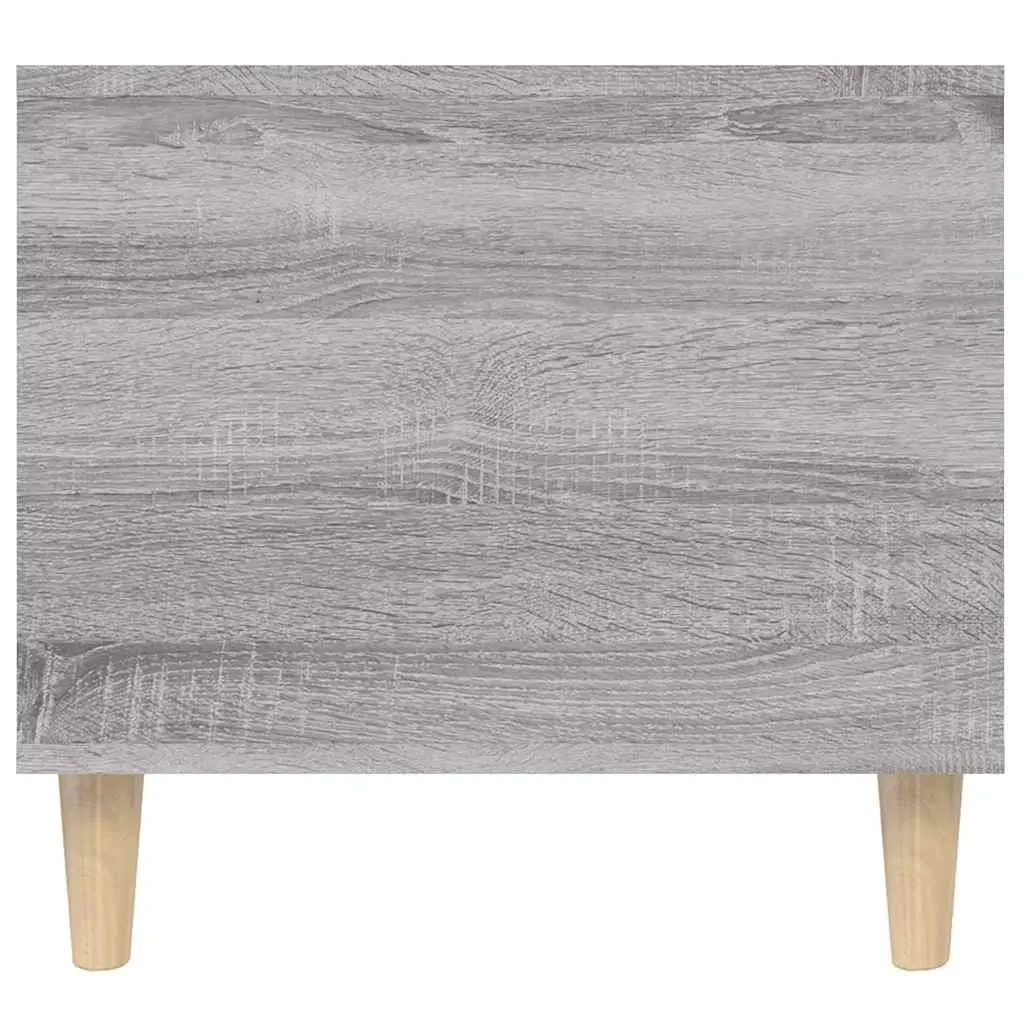 Coffee Table Grey Sonoma 90x49x45cm Open Compartment Drawer Storage Accent Table