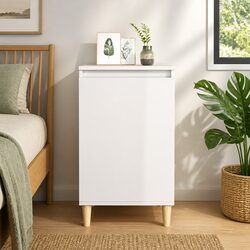Dimensions: 40x35x70cm White High Gloss Cabinet
