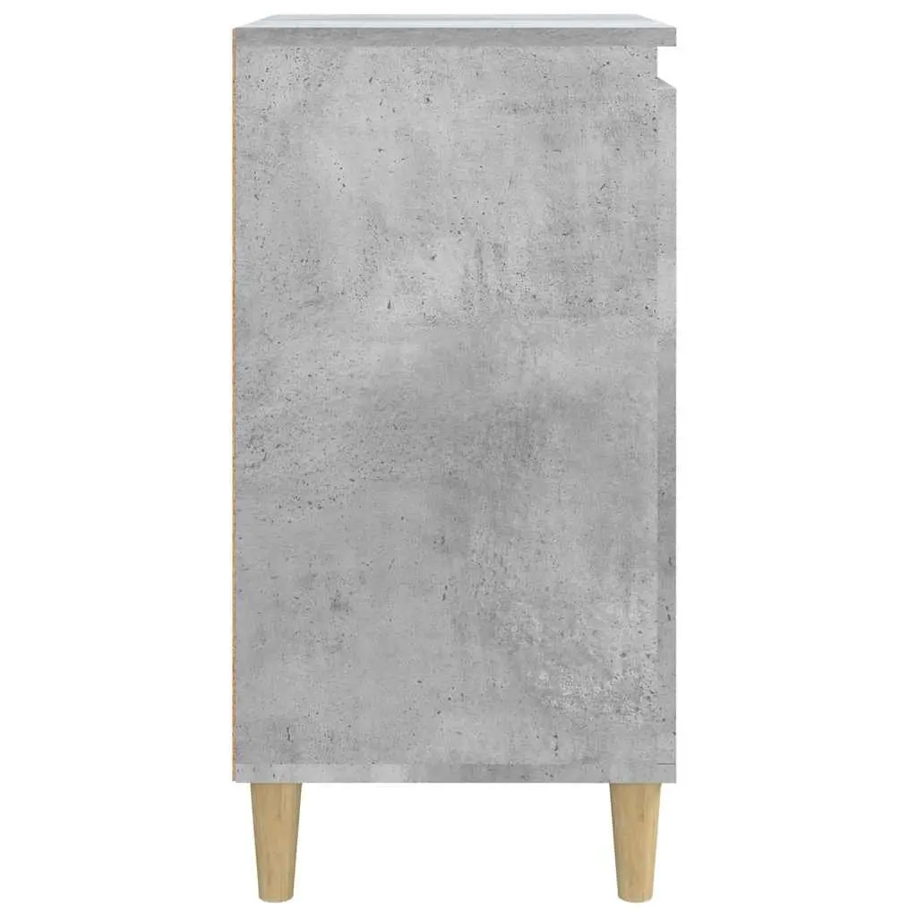 Bedside Cabinets 2 pcs Grey 40x35x70 cm Engineered Wood Nightstand Storage