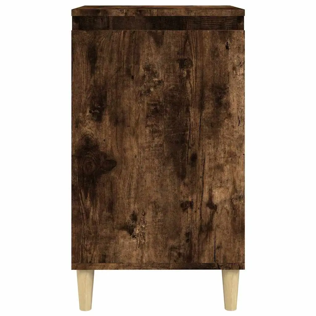 Bedside Cabinets 2 pcs Bedroom Storage Brown Engineered Wood 40x35x70cm