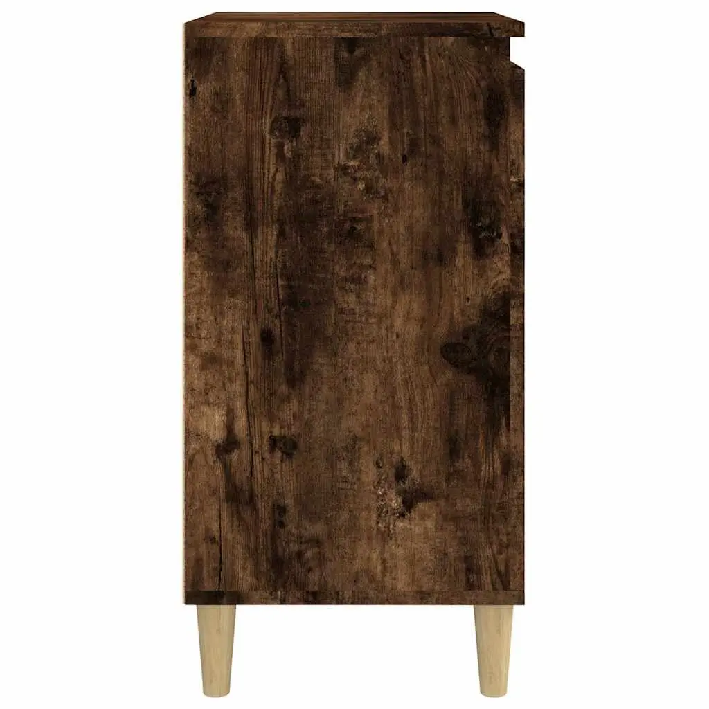 Bedside Cabinets 2 pcs Bedroom Storage Brown Engineered Wood 40x35x70cm