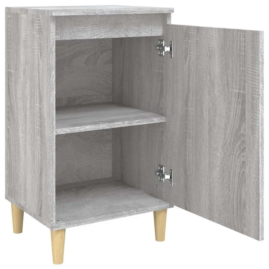 Grey Sonoma Bedside Cabinet 40x35x70 cm