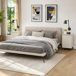 Engineered Wood Bedside Cabinet - Dimensions: 40 x 35 x 70 cm