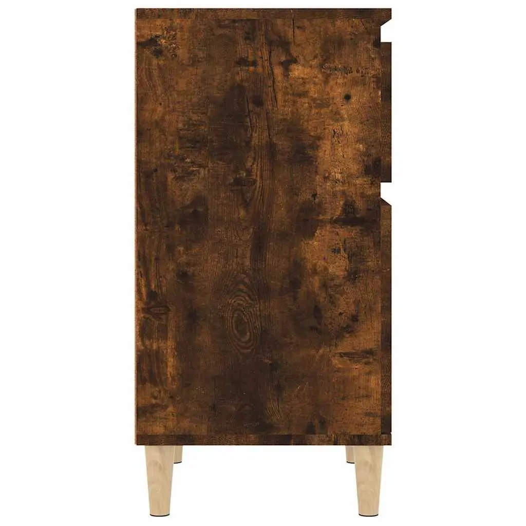 Bedside Cabinet Bedroom 40x35x70 cm Brown Engineered Wood Storage Table