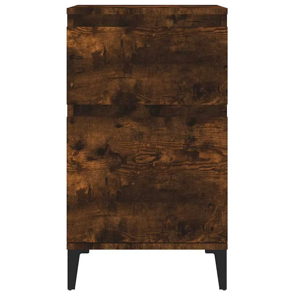 Brown Bedside Cabinets, 2 pcs Set