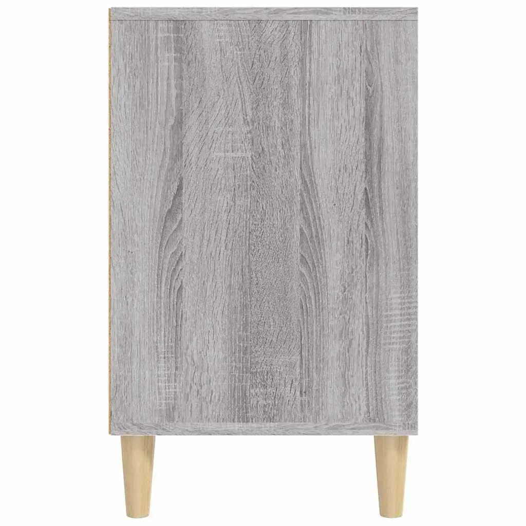 Shoe Cabinet Grey Sonoma 102x36x60cm Storage Organiser Engineered Wood