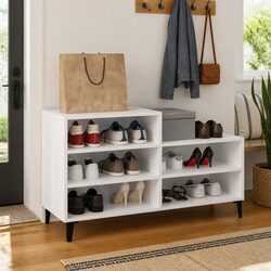 Specifications of the White High Gloss Shoe Cabinet