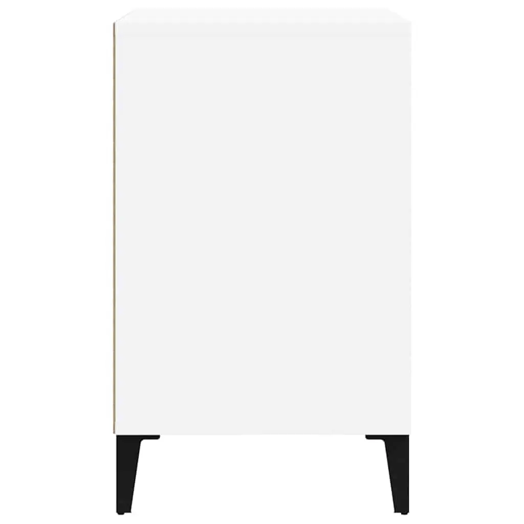 White High Gloss Shoe Cabinet