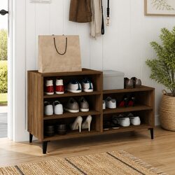 Shoe Cabinet Dimensions: 102x36x60cm, 5 Shelves
