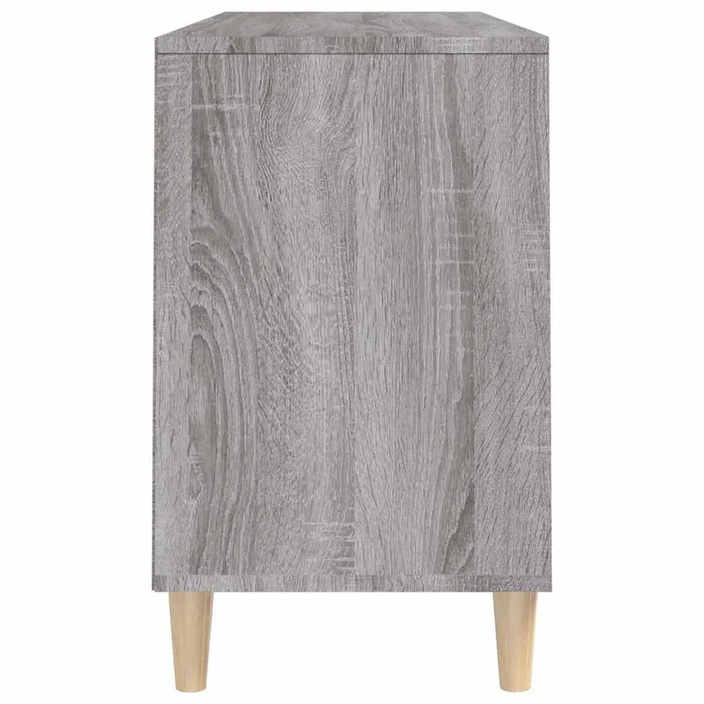 Shoe Cabinet Storage Organiser for Hall 102W x 36D x 60H cm Grey Sonoma Engineered Wood