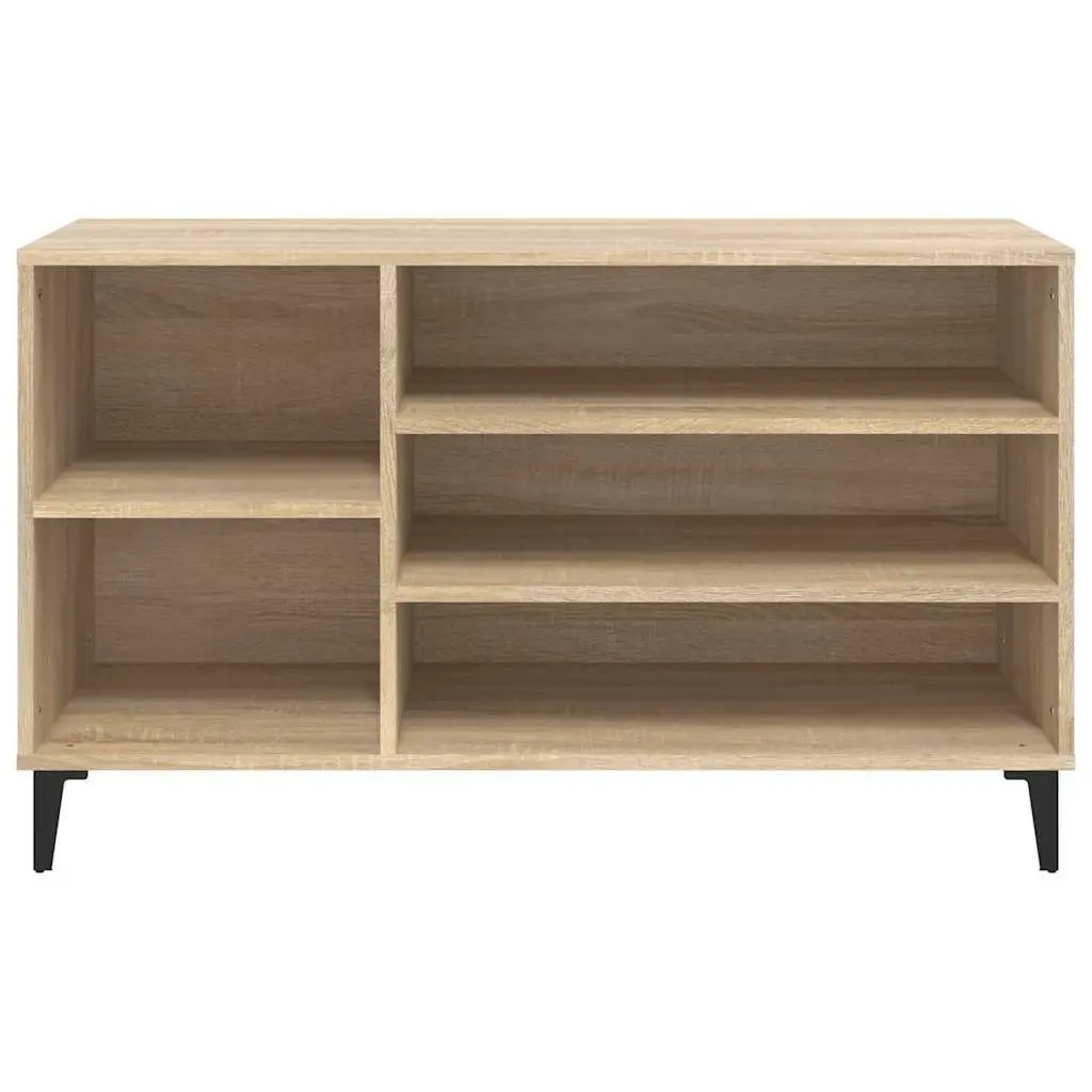 Shoe Cabinet Storage Organiser Hall Beige Engineered Wood