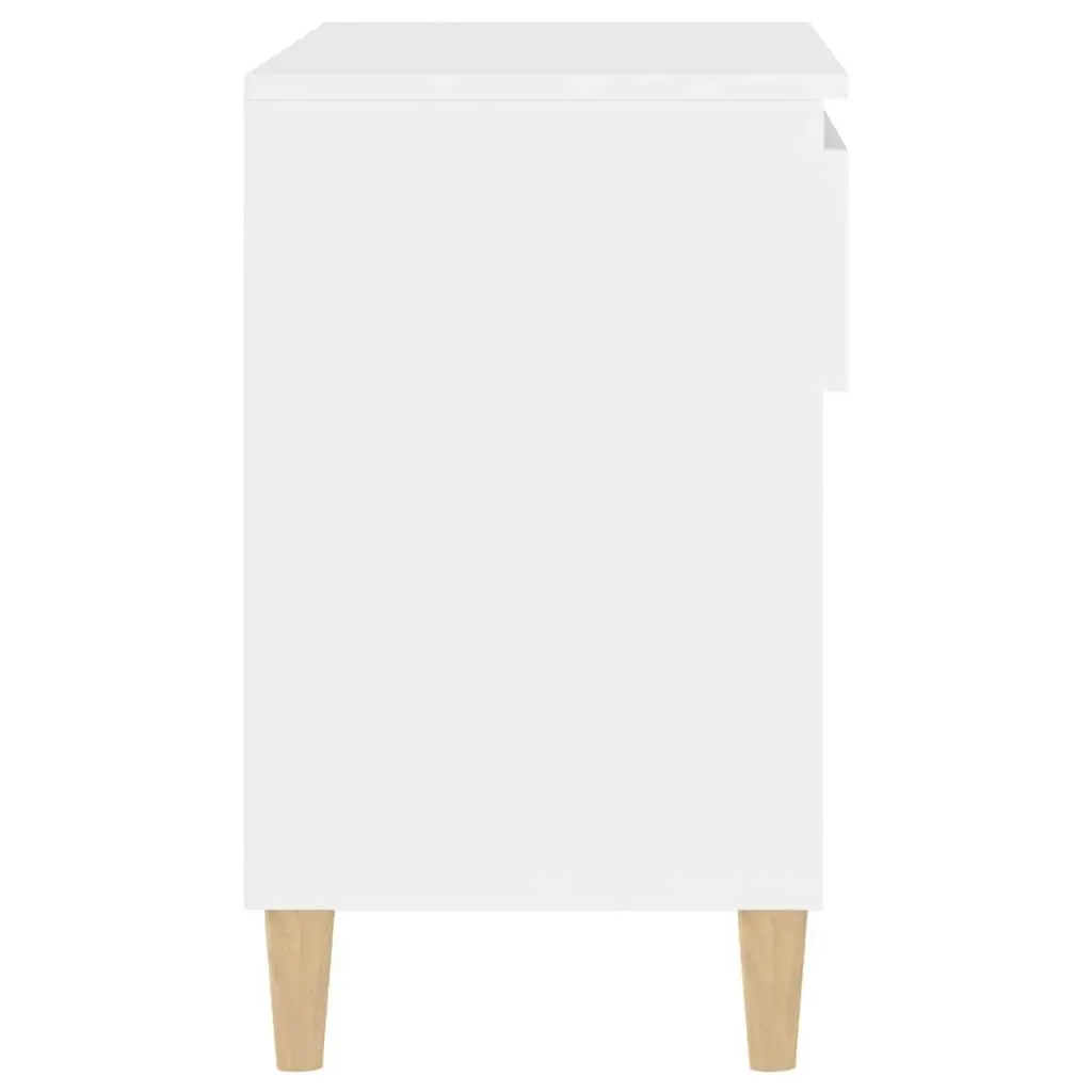 Shoe Cabinet White Engineered Wood Entryway 70x36x60 cm Storage Organiser