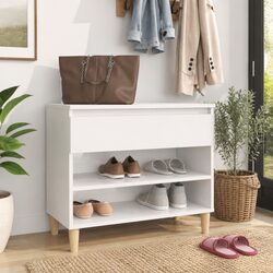 Engineered Wood Shoe Cabinet Dimensions 70W x 36D x 60H cm