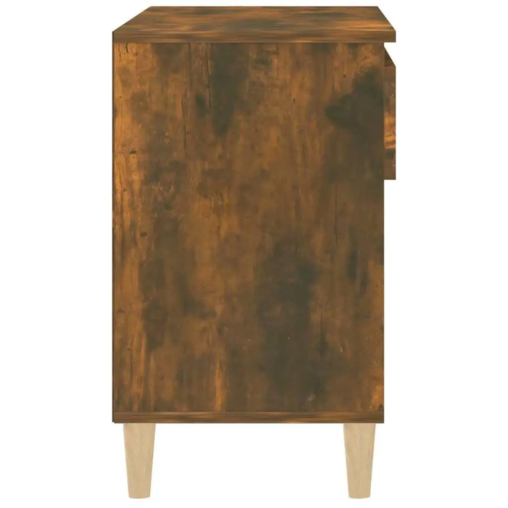 Shoe Cabinet Storage Organiser for Hallway Brown Engineered Wood 70x36x60cm