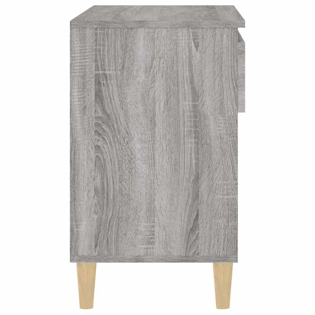 Shoe Cabinet Grey Sonoma Hallway Entryway 70x36x60 cm Storage Organiser Engineered Wood