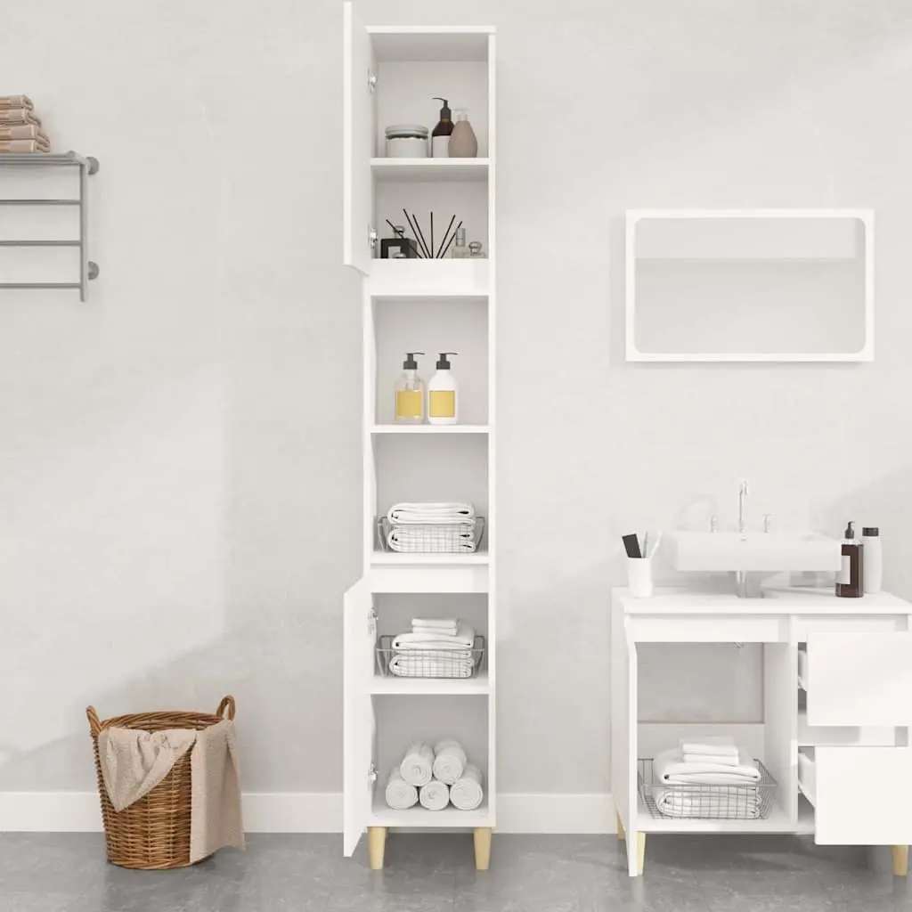 Bathroom Vanity Cabinet with 6 Compartments