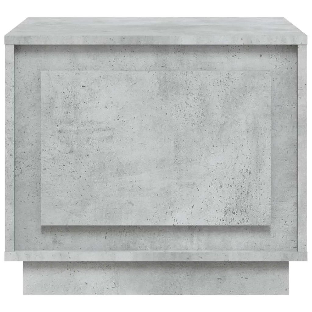 Engineered Wood Coffee Table with Storage, Grey 51x50x44cm