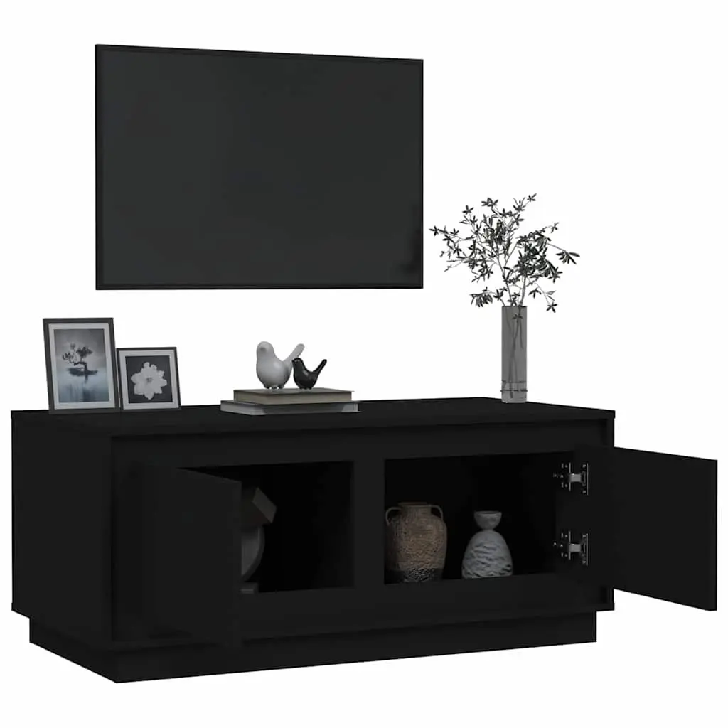 Coffee Table Living Room Black 102L x 50W x 44H cm