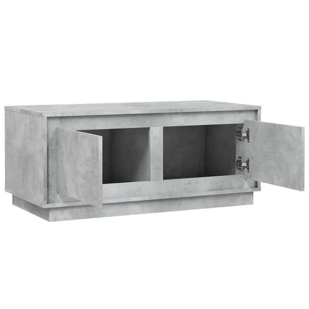 Grey Coffee Table with Storage Compartments