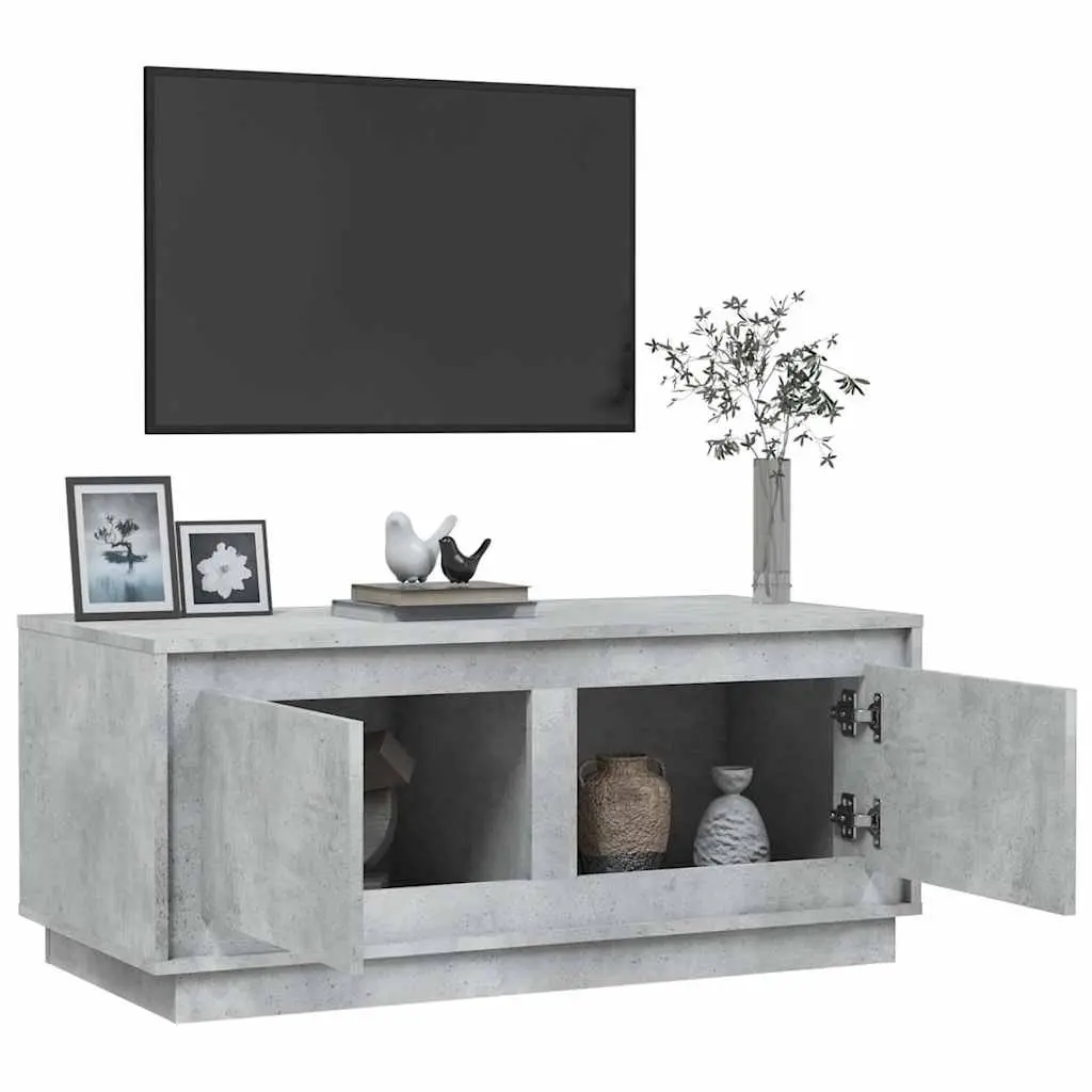 Grey Coffee Table with Storage Compartments