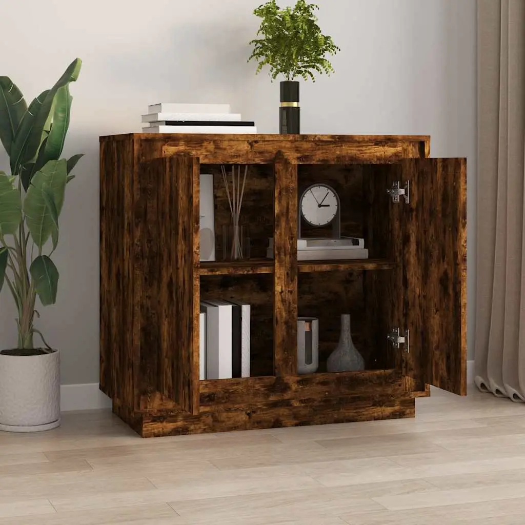 Sideboard Storage Cabinet for Home 80x34x75cm Brown Engineered Wood