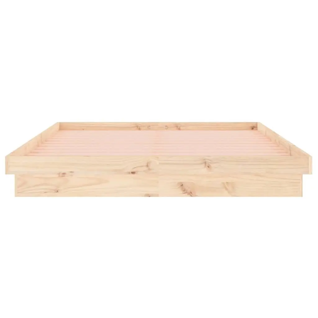 Bed Frame with LED Lights 135x190 cm