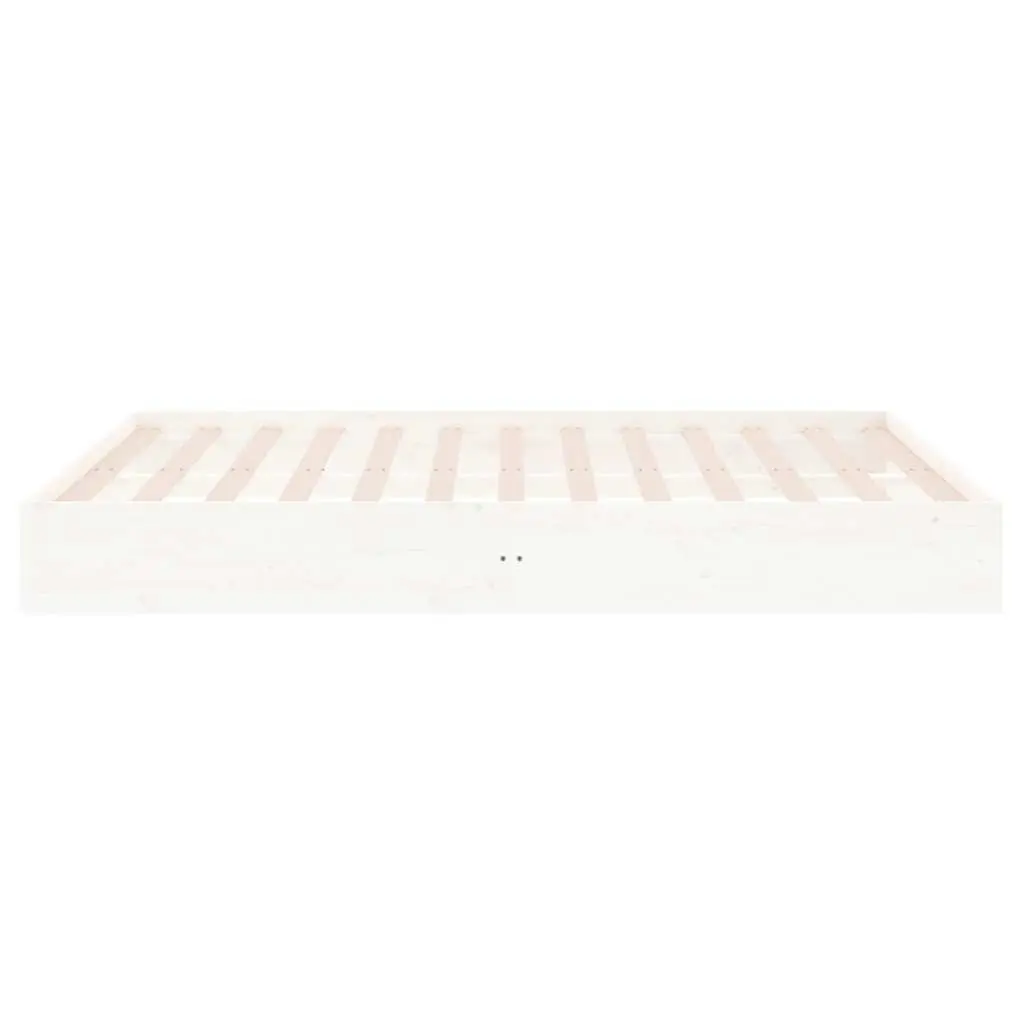 Wood Bed Frame Bedroom 150x200 cm Slatted Base