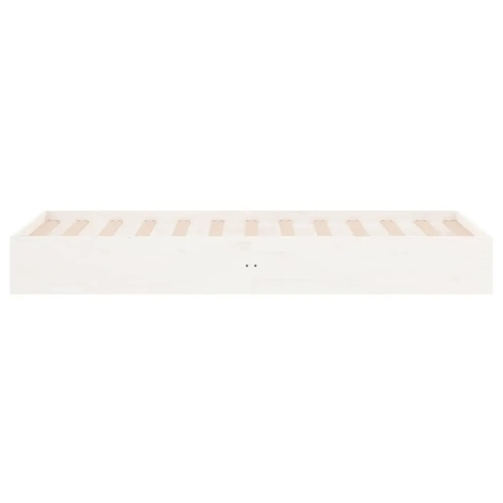 Single Bed Frame 90x190 cm Solid Pine Wood Construction