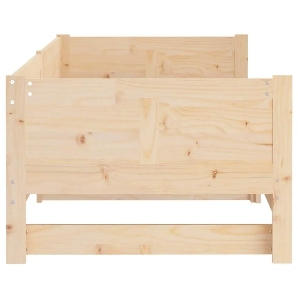 90x190cm Pull-out Day Bed Frame in Solid Pine Wood