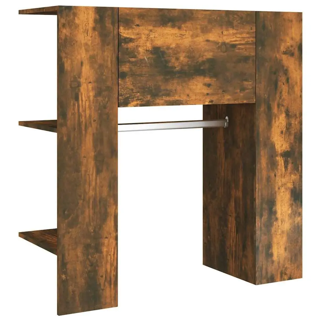 Hallway Cabinet Brown Engineered Wood Storage Unit 97.5cm W x 37cm D x 99cm H