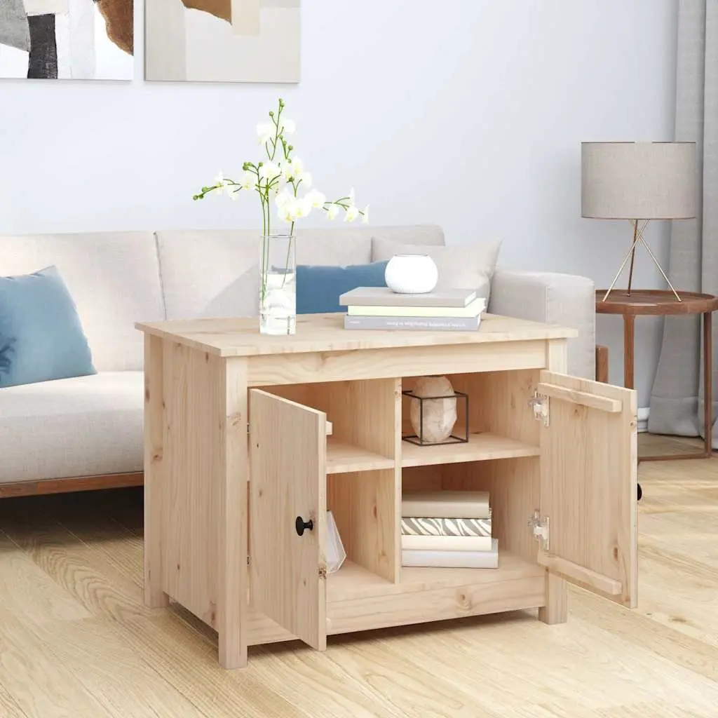 Solid Pine Wood Coffee Table