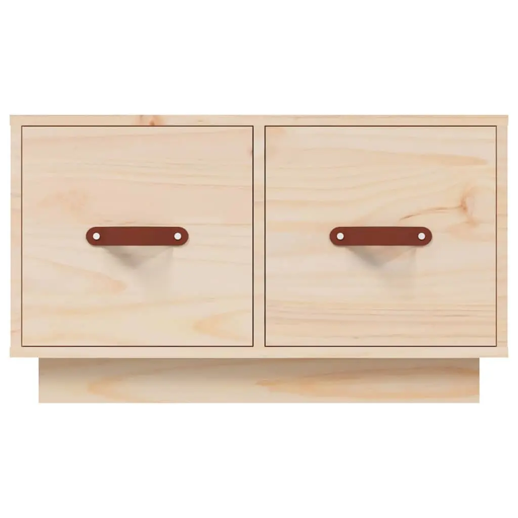 Coffee Table Living Room 60x53x35 cm Brown Solid Pine Wood