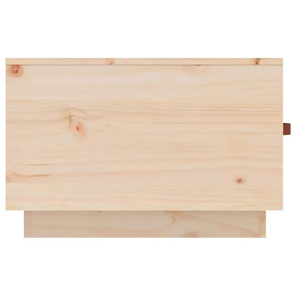 Coffee Table Living Room 60x53x35 cm Brown Solid Pine Wood