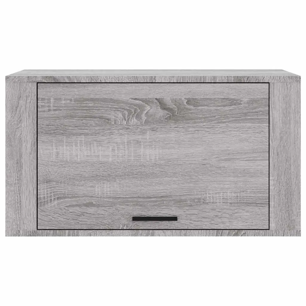 Wall-mounted Shoe Cabinet Grey 70W x 35D x 38H cm Storage Organiser Rack