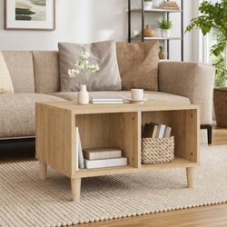 Coffee Table Sonoma Oak 60x50x36.5cm Engineered Wood Storage Scandinavian Style