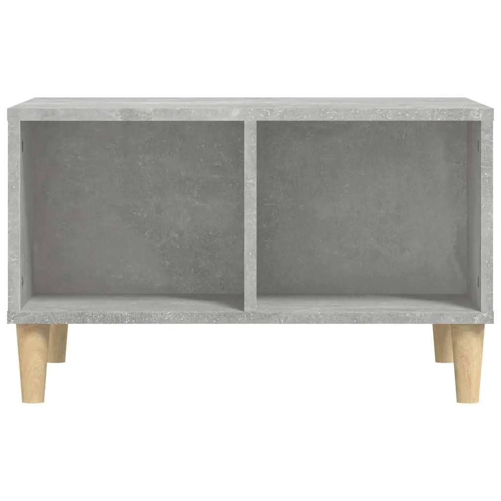 Coffee Table Grey 60x50x36.5 cm with 4 Storage Compartments