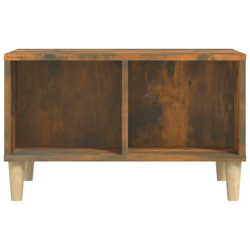 Coffee Table for Living Room 60 x 50 x 36.5 cm Smoked Oak Scandinavian Style