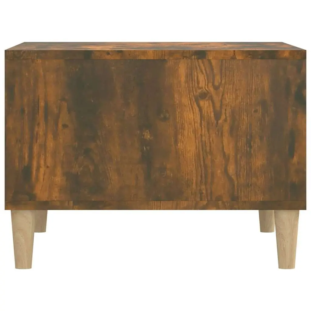 Coffee Table for Living Room 60 x 50 x 36.5 cm Smoked Oak Scandinavian Style
